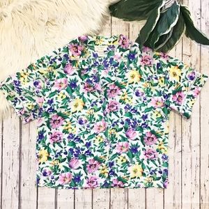 VICTORIAS SECRET Vintage floral sleep shirt medium